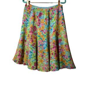 Emma James Reversible SKIRT Floral Size 12P